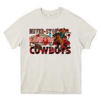 Cream Never stop lovin cowboys Heavy Core Tee - FaDigitalArtStudio