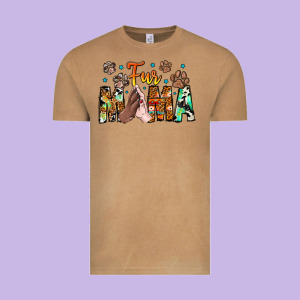 Fur Mama Vintage Tee Designed By Cowhidedigitalart