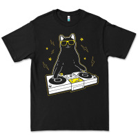 Black cat dj Premium Tee - artisFamous