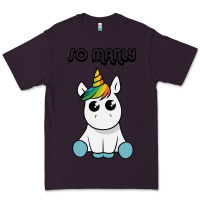 Plum so manly funny unicorn Premium Tee - artisFamous