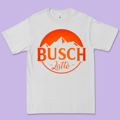 Busch Latte Premium Tee Designed By Artisfamous