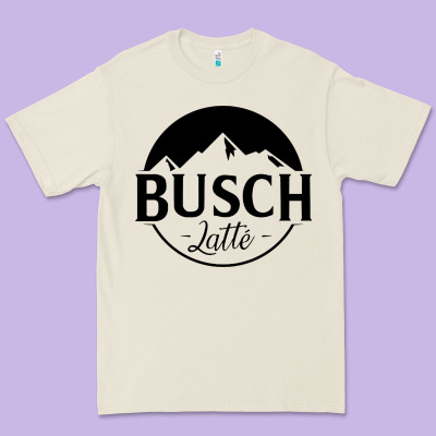 Busch Latte Premium Tee Designed By Artisfamous