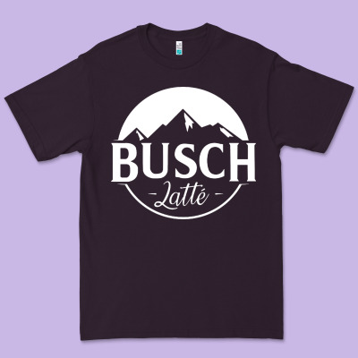 Busch Latte Premium Tee Designed By Artisfamous