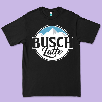 Busch Latte Premium Tee Designed By Artisfamous