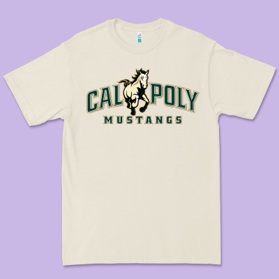 Cal Poly Mustangs Premium Tee Designed By Artisfamous