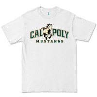 White cal poly mustangs Premium Tee - artisFamous