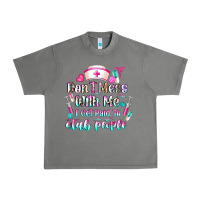 Tornado Don't Mess With Me I Get Paid To Stab People Urban Heavy Tee - CowhideDigitalArt