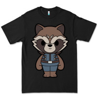 Black rocket racoon chibi Premium Tee - artisFamous