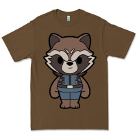 Cacao rocket racoon chibi Premium Tee - artisFamous