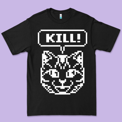 Kill No More Heroes Cat Premium Tee Designed By Artisfamous
