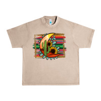 French Oak Desert Moon With Serape Background Urban Heavy Tee - Jasminsmagicworld