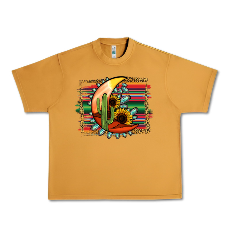 Desert Moon With Serape Background Urban Heavy Tee by Jasminsmagicworld | Teevron