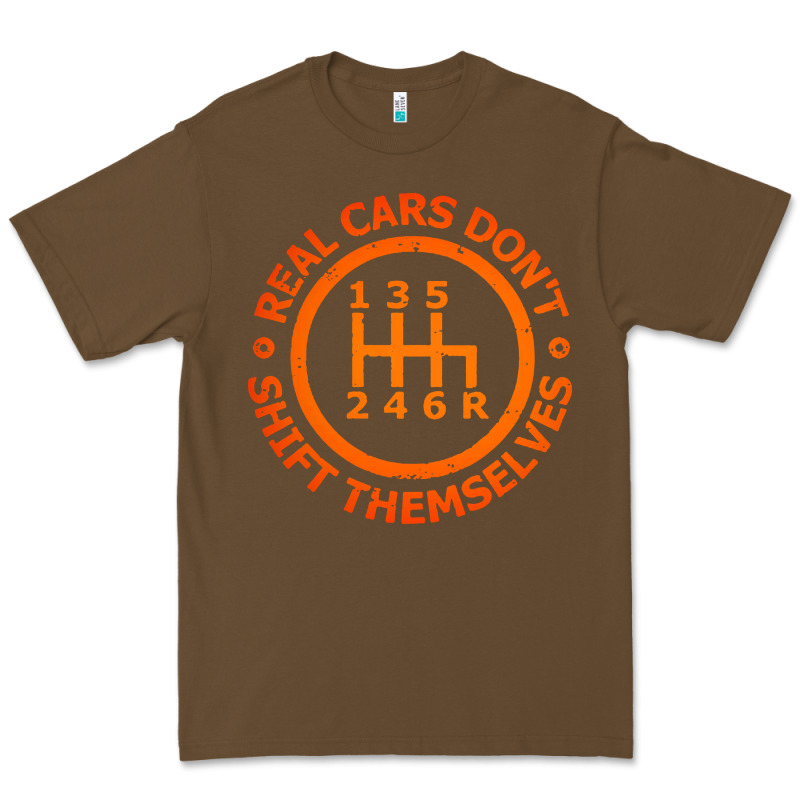 Real Cars Dont Shift Themselves Premium Tee by artisFamous | Teevron