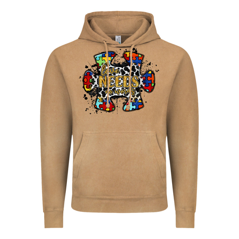 Love Needs No Words 2 Vintage Hoodie by RacoonDesign | Teevron