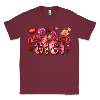 Burgundy One loved Gigi Valentine's Day Classic Tee - FaDigitalArtStudio