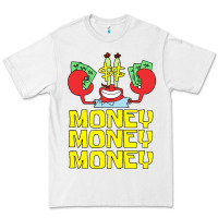 White mr krabs love money Premium Tee - artisFamous