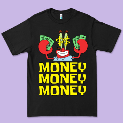 Mr Krabs Love Money Premium Tee Designed By Artisfamous