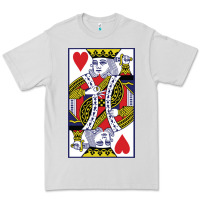 Dove Grey king of hearts Premium Tee - artisFamous