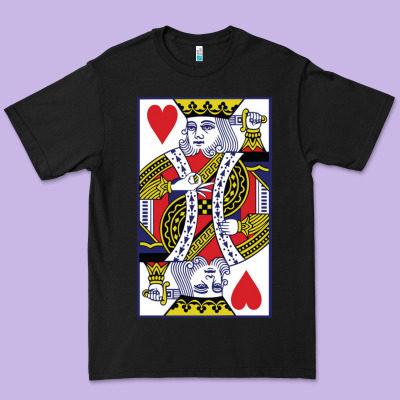 King Of Hearts Premium Tee Designed By Artisfamous