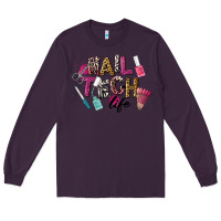Plum Nail Tech Life Long Sleeve Tee - LillyAllenDesigns