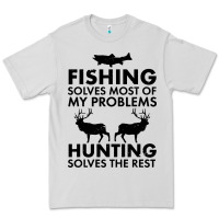 Dove Grey funny fishing and hunting Premium Tee - artisFamous