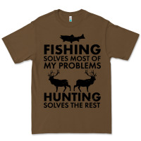 Cacao funny fishing and hunting Premium Tee - artisFamous