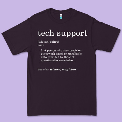 Funny Tech Support Definition Premium Tee Designed By Artisfamous