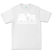 White everyone poops Premium Tee - artisFamous