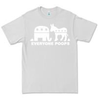 Dove Grey everyone poops Premium Tee - artisFamous