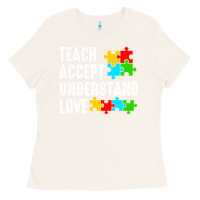 Bone Teach Accept Understand Love Ladies Tee - CowhideDigitalArt