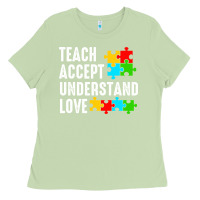 Matcha Teach Accept Understand Love Ladies Tee - CowhideDigitalArt