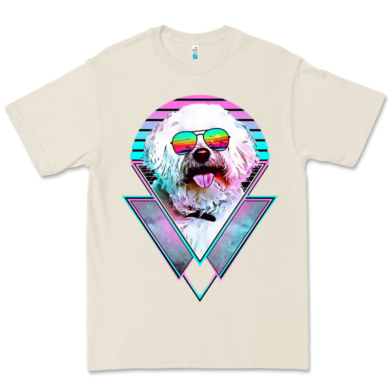 Bichons Frise Dog Vintage Premium Tee by artisFamous | Teevron