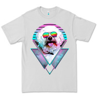Dove Grey bichons frise dog vintage Premium Tee - artisFamous