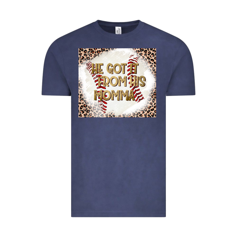 He Got It From His Momma Vintage Tee by CowhideDigitalArt | Teevron