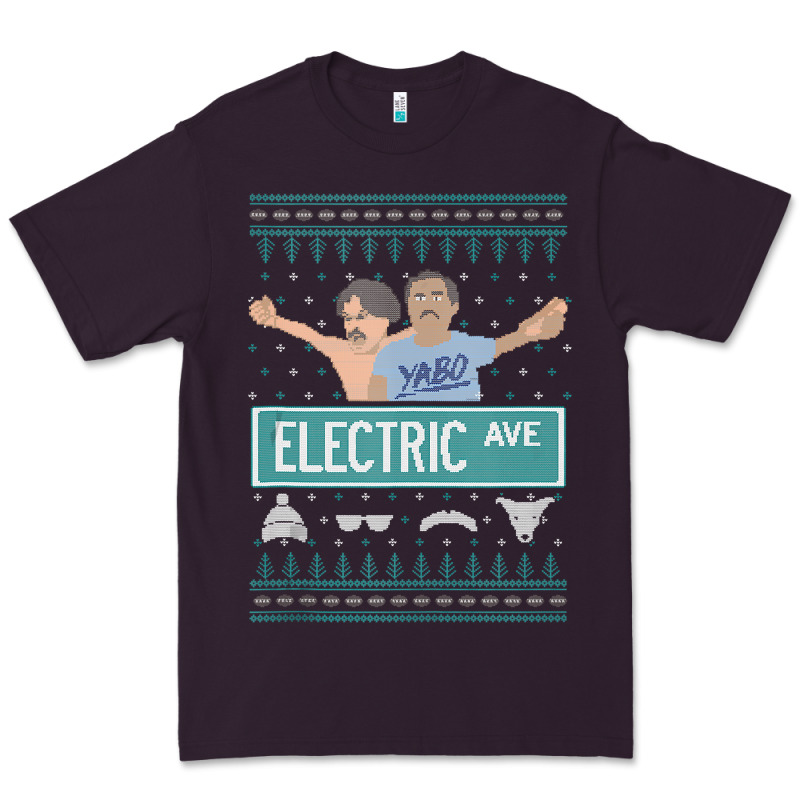 Pardon My Take Electric Avenue Ugly Christmas Sweater Premium Tee by artisFamous | Teevron