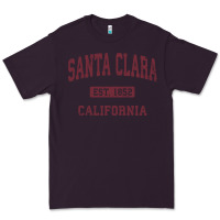 Plum santa clara cali ca vintage athletic sports design Premium Tee - artisFamous