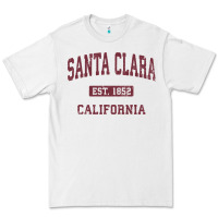 White santa clara cali ca vintage athletic sports design Premium Tee - artisFamous