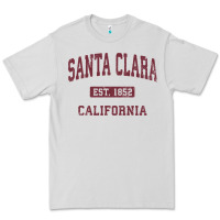 Santa Clara Cali Ca Vintage Athletic Sports Design Premium Tee | Teevron