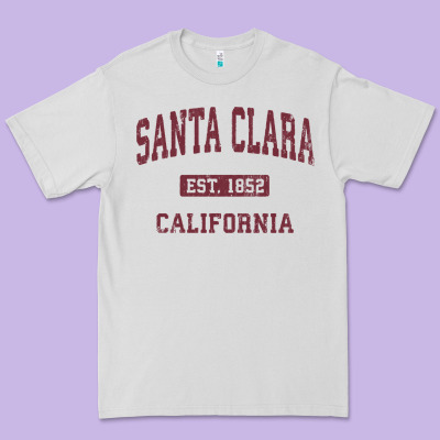 Santa Clara Cali Ca Vintage Athletic Sports Design Premium Tee Designed By Artisfamous