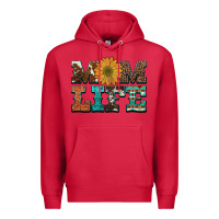 Cardinal western cowhide leopard turquoise  leather aztec sunflower mom Premium Hoodie - Artiststas