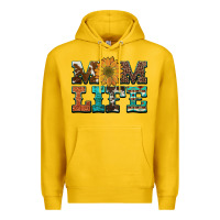 Lemon western cowhide leopard turquoise  leather aztec sunflower mom Premium Hoodie - Artiststas