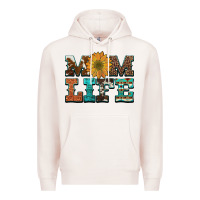 Pale Pink western cowhide leopard turquoise  leather aztec sunflower mom Premium Hoodie - Artiststas