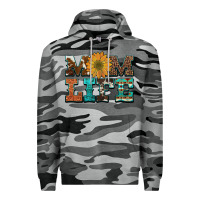 Slate Camo western cowhide leopard turquoise  leather aztec sunflower mom Premium Hoodie - Artiststas