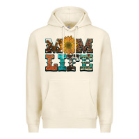 Tofu western cowhide leopard turquoise  leather aztec sunflower mom Premium Hoodie - Artiststas