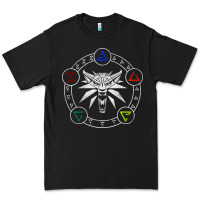 Black camiseta witcher Premium Tee - artisFamous