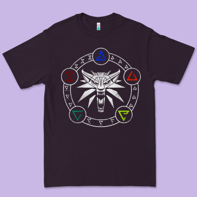 Camiseta Witcher Premium Tee Designed By Artisfamous