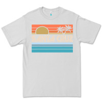 Dove Grey santa c.r.u.z cali sunset 70s 80s surfer summer sun Premium Tee - artisFamous