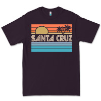 Plum santa c.r.u.z cali sunset 70s 80s surfer summer sun Premium Tee - artisFamous