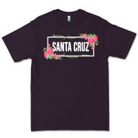 Plum santa c.r.u.z cali  floral hibiscus flower Premium Tee - artisFamous
