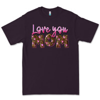 Plum love you mom Premium Tee - FaDigitalArtStudio